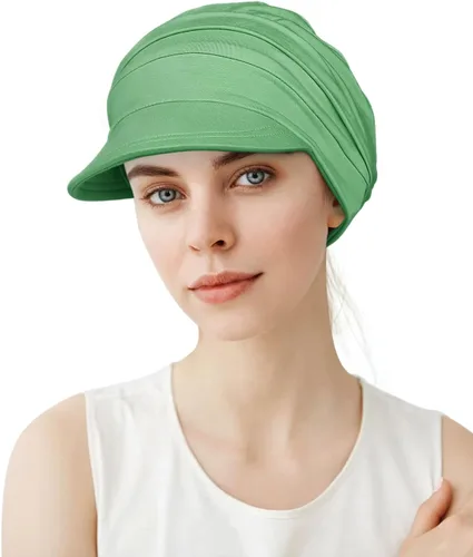 Vista 4 de Gorra de béisbol de bambú súper suave y transpirable de gran tamaño para mujer