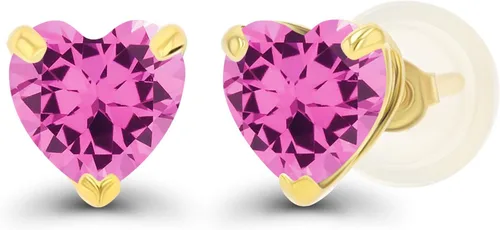 Vista 33 de Aretes de plata de ley 925 maciza chapados en oro de 0.197 in con piedra natal genuina para mujer, aretes de tuerca con piedras preciosas Amatista