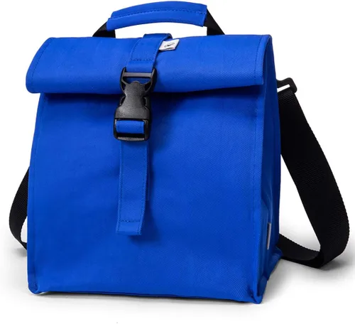Vista 9 de Sunny Bird - Lonchera reutilizable para adultos, para hombres, mujeres, adolescentes, niños, lonchera grande aislada, bolsa de almuerzo para la Negro