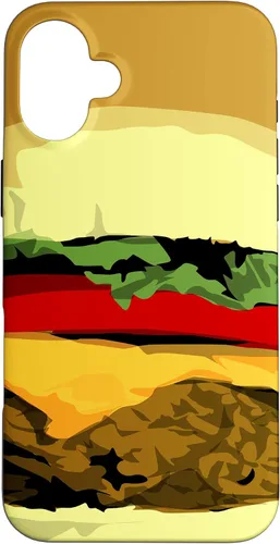 Vista 22 de iPhone 16 Cheeseburger Case