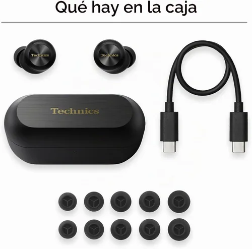 Vista 14 de Technics Reference Class - Auriculares inalámbricos Hi-Fi de alta fidelidad, Dolby Atmos, seguimiento de cabeza, cancelación de ruido adaptativa
