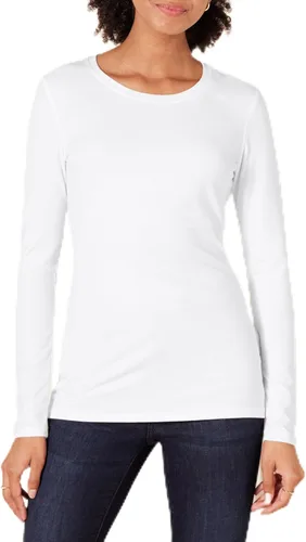 Vista 35 de Amazon Essentials Camiseta de manga larga y cuello redondo para mujer (disponible en tallas extragrandes)