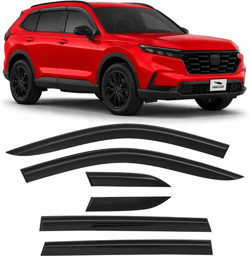 Vista 15 de Voron Glass in-Channel Rain Guards for Chevy Equinox 2018-2024 Para Equinox 18-24