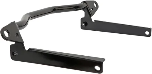 Vista 4 de Barra de soporte de luz de motocicleta, abrazadera de soporte de señal de giro para Harley Heritage Softail Fatboy 2002-2017, negro