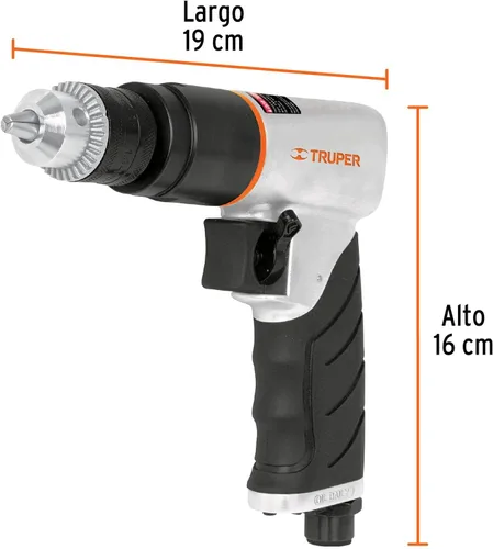 Vista 3 de TRUPER TPN-788RX Taladro neumático reversible, 3/8