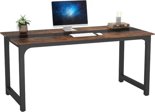 Vista 25 de Mesa para computadora Tribesigns moderna estilo sencillo para PC, portátil, estudio, moderna estación de trabajo para el oficina en casa