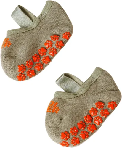 Vista 9 de Calcetines para caminar para bebés, caja de regalo, calcetines con pinzas antideslizantes antideslizantes 2 pares para niños y niñas de 6 a 24