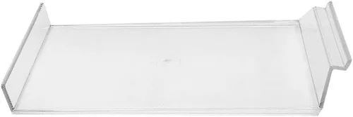 Vista 4 de 12-1/2 x 7 Lucite Acrílico transparente para Slatwall Hat Shelf Tienda al por menor