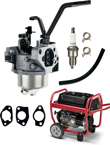 Vista 6 de Carburador YAMAKATO Huayi 592929 592331 para motores Briggs 25T232 25T235 25T236 25T237 Generador Troy Bilt 6250 8500 vatios 030594A 030594, entrada