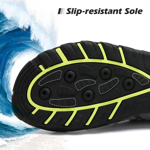 Vista 3 de Mishansha - Zapatos de agua para hombres y mujeres, secado rápido, para natación, buceo, surf, deportes acuáticos, piscina, playa, senderismo, yoga.