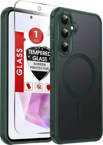 Vista 97 de LeYi Funda para teléfono Samsung-S23: protector de pantalla e imán MagSafe Púrpura