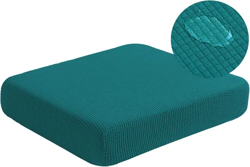 Vista 17 de SICHOWEL Fundas de Cojines de Sofá Repelentes al Agua de Tela Jacquard de Alta Elasticidad Protector de Muebles de Cojines de Silla para Sala