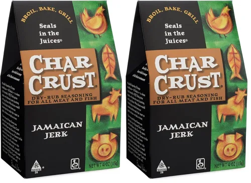 Vista 14 de Condimentos Char Crust para Barbacoa All American Condimentos todo en uno Perfectos para Costillas, Pollo, Cerdo, Hamburguesas, Alas Costra