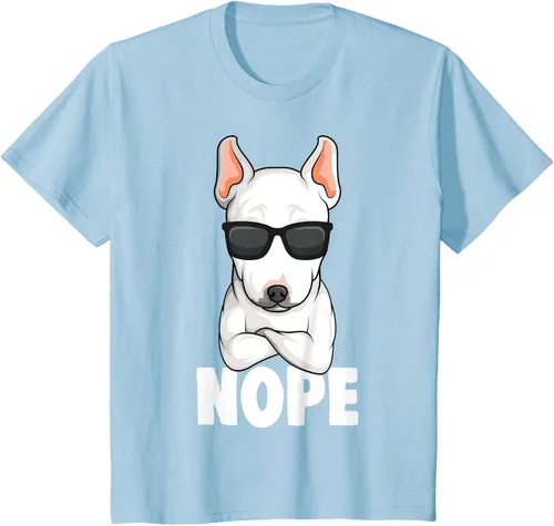 Vista 9 de Camiseta de perro Bull Terrier para niños y mujeres, Negro
