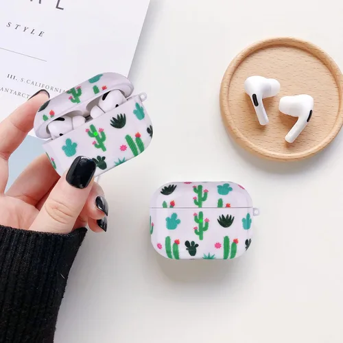 Vista 5 de OLEBAND Funda compatible con Airpods Pro 2 2022 con bonito patrón, funda protectora para Apple AirPod Pro de 2ª