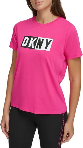 Vista 3 de DKNY Women's Summer Tops Short Sleeve T-Shirt