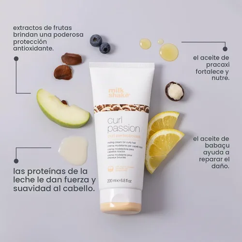 Vista 3 de milk_shake Curl Passion Perfectionist Crema para peinar rizada, 6.8 onzas
