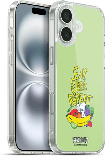 Vista 90 de Head Case Designs Funda de gel suave con licencia oficial de Peanuts Charlie y Snoopy Naturally Sweet compatible con Apple iPhone 7 Plus/iPhone 8
