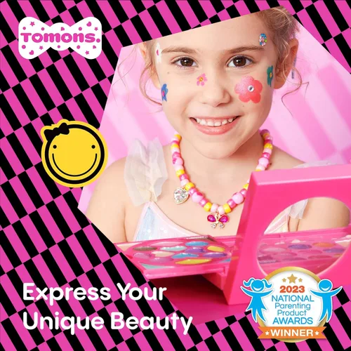 Vista 3 de Kit de maquillaje infantil para niña, juego de maquillaje lavable, real, seguro y no tóxico, juguetes de princesa para niños de 3 a 6 años, juguetes