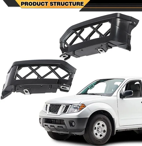 Vista 2 de CNNELL 2 soportes de parachoques delantero izquierdo y derecho, compatibles con Nissan Frontier 2005-2021/Compatible con Nissan Pathfinder 2005-2012