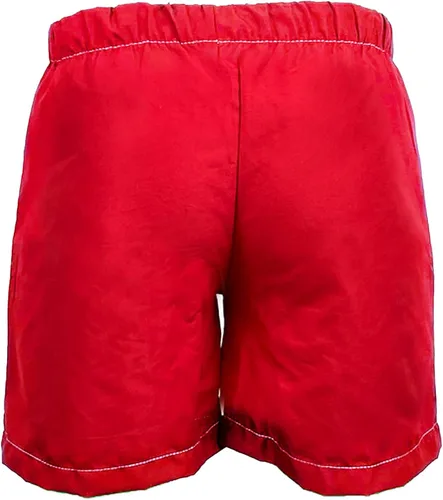 Vista 2 de Conjunto de pantalones cortos de natación para soltero, broma, color rojo