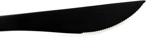 Vista 6 de JASHII Juego de 20 cubiertos de acero inoxidable 304 negro mate para el hogar, juego de vajilla de cocina con cuchillo/tenedor/cuchara servicio