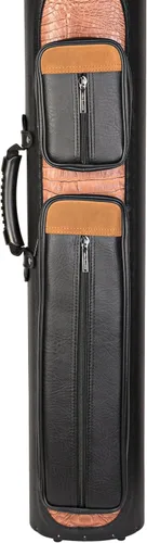Vista 4 de ASKA Hard 3x5 Pool Cue Case, Holds 3 Butts and 5 Shafts, Heavy-Duty Protective Billiard Cue Carrying Case with Accessory Pockets