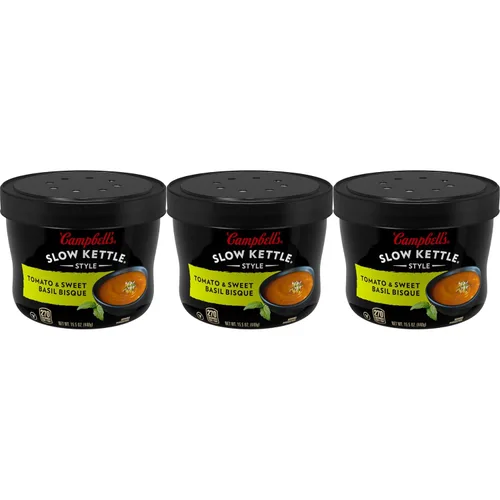 Vista 7 de Campbell's Slow Kettle Galleta de sopa, tomate y albahaca dulce, 15.5 oz