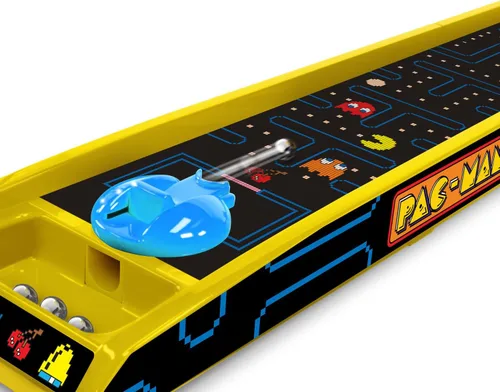 Vista 5 de Pac-Man: Arcade Alley-Ball - Serie premium, pista de 3 pies, juego de mesa de luces y sonidos, marcador LED, licencia, adultos y niños mayores de 6