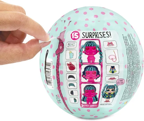 Vista 19 de L.O.L. Surprise! Muñecas Hairvibes con 15 sorpresas y extensiones para mezclar y combinar