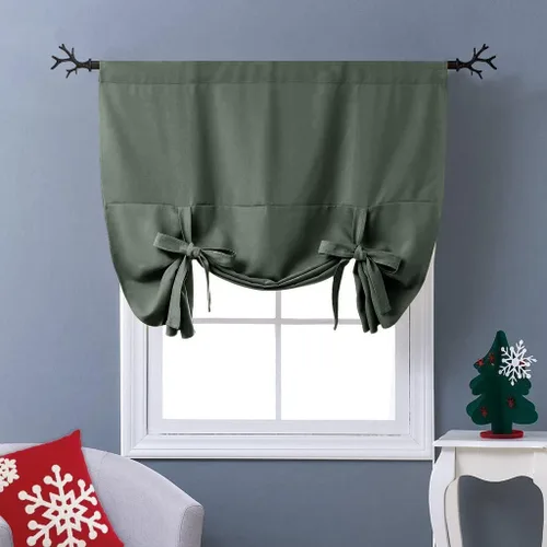 Vista 18 de NICETOWN Cortina Opaca con Aislamiento Térmico – Persiana Enrollable para Ventana de Bebé para Dormitorio/Acción de Gracias