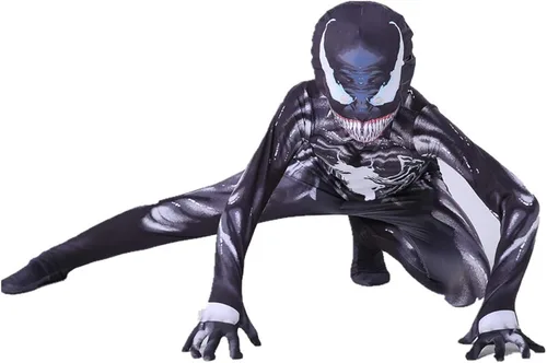 Vista 2 de OMEENTFF Disfraz de superhéroe para niños, disfraz de cosplay de Halloween