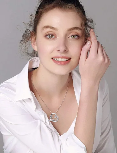 Vista 23 de Collar de plata esterlina para mamá, regalo para el día de la madre, dije o brazalete para mamá