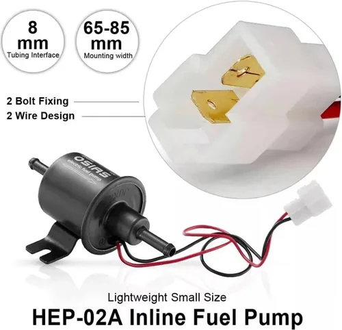 Vista 4 de presión baja en línea diesel eléctrica diesel HEP02A E8012S 4-7PSI de la bomba de combustible 12V