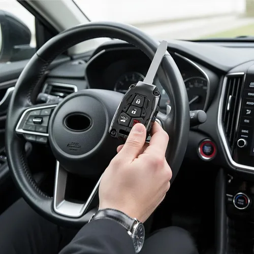 Vista 7 de Carcasa de repuesto para llave de control remoto sin llave para Toyota Camry Corolla Rav4 Tacoma Highlander Avalon Venza (negro)