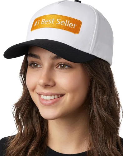 Vista 23 de Funky Junque Gorra de béisbol de 2 tonos para camionero adulto Misbehavin' - Leopardo/Beige