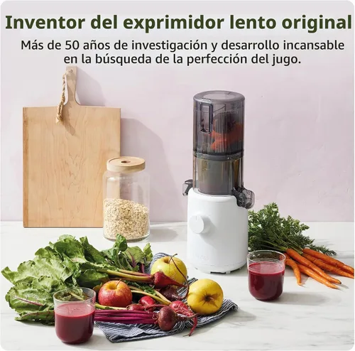 Vista 2 de Hurom H310A Exprimidor personal de alimentación automática y masticación lenta (H310A Beige)