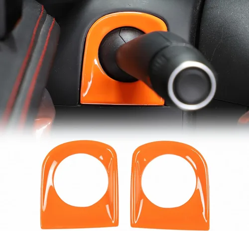 Vista 11 de Cubierta para base de barra de dirección, cubierta decorativa compatible con Chevrolet Corvette C8 2020 2021 2022 2023, plástico ABS para volante