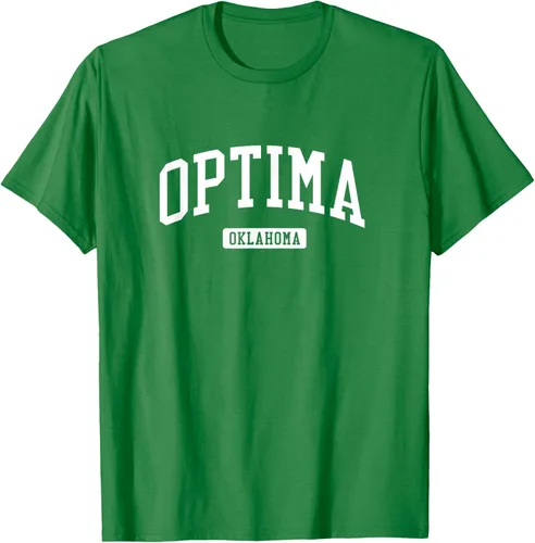 Vista 4 de Optima Oklahoma OK - Camiseta de diseño deportivo vintage, Negro