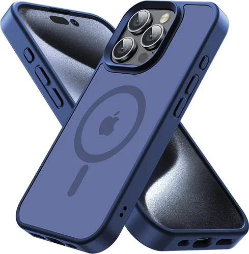 Vista 49 de Funda para iPhone 11, funda magnética con función atril [protección de grado militar] y [compatible con MagSafe], funda protectora delgada