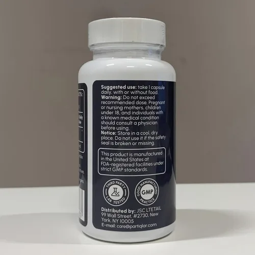 Vista 6 de partiQlar Ribosida de nicotinamida (NR) 500mg - Suplemento NR para la salud celular, anti-envejecimiento, energía y apoyo al metabolismo
