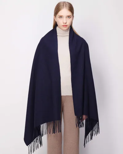Vista 14 de RIIQIICHY Bufanda 100% de lana, chales y envolturas de pashmina para mujer, cachemira cálida para invierno, bufandas suaves más gruesas