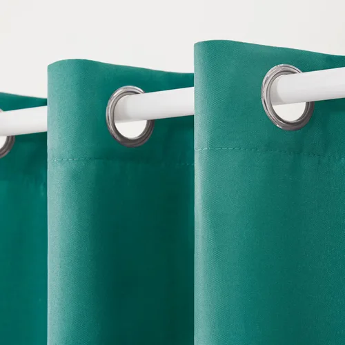 Vista 231 de TOWN & COUNTRY BASICS Cabana Cortinas Sólidas de Peso Pesado para Interiores y Exteriores, Opacidad de Filtrado de Luz con Parte Superior de Ojales