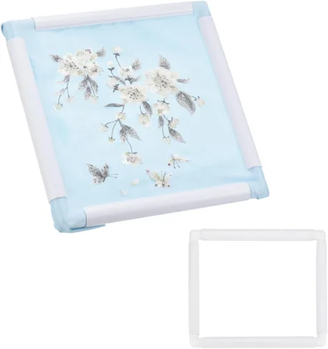 Vista 16 de PATIKIL Aros de bordado, marco universal de aro para bordar, reutilizable, cuadrado, rectangular, de plástico, para manualidades, costura