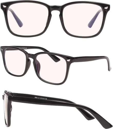 Vista 2 de Agstum Gafas de bloqueo de luz azul Gafas de juego antifatiga Gafas de computadora