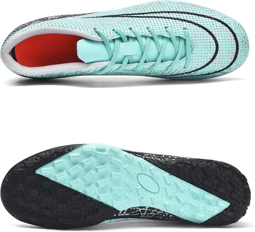 Vista 2 de HaloTeam Zapatos de fútbol para hombre, botas de fútbol para hombre, botas de fútbol de césped para entrenamiento profesional al aire libre
