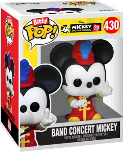 Vista 17 de Funko Bitty Pop! Disney - Minnie, paquete de 4 – Minnie Mouse (vestido rojo), pato margarita, pato Donald y una figura misteriosa sorpresa – 0.9