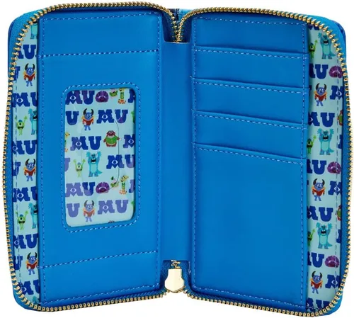 Vista 4 de Monster's University Scare Games - Cartera con cremallera, Multi, Loungefly Pixar Monsters University Scare Games - Cartera con cremallera