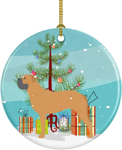 Vista 22 de Caroline's Treasures Cavalier King Charles Spaniel - Adorno de cerámica para árbol de Navidad, decoración colgante para el hogar, Navidad, fiestas