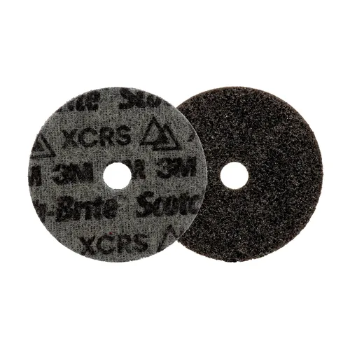 Vista 15 de Scotch-Brite Disco de acondicionamiento de superficie de precisión, PN-DH, mediano, 4-1/2 pulgadas x 7/8 pulgadas, accesorio de gancho y bucle